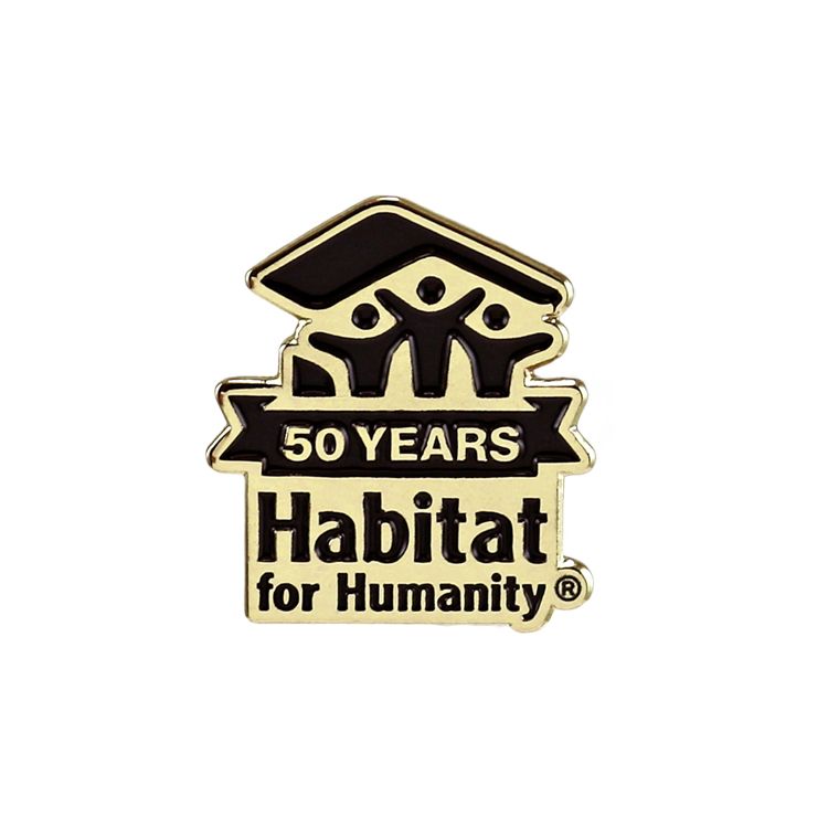 1" 50th Anniversary Lapel Pin