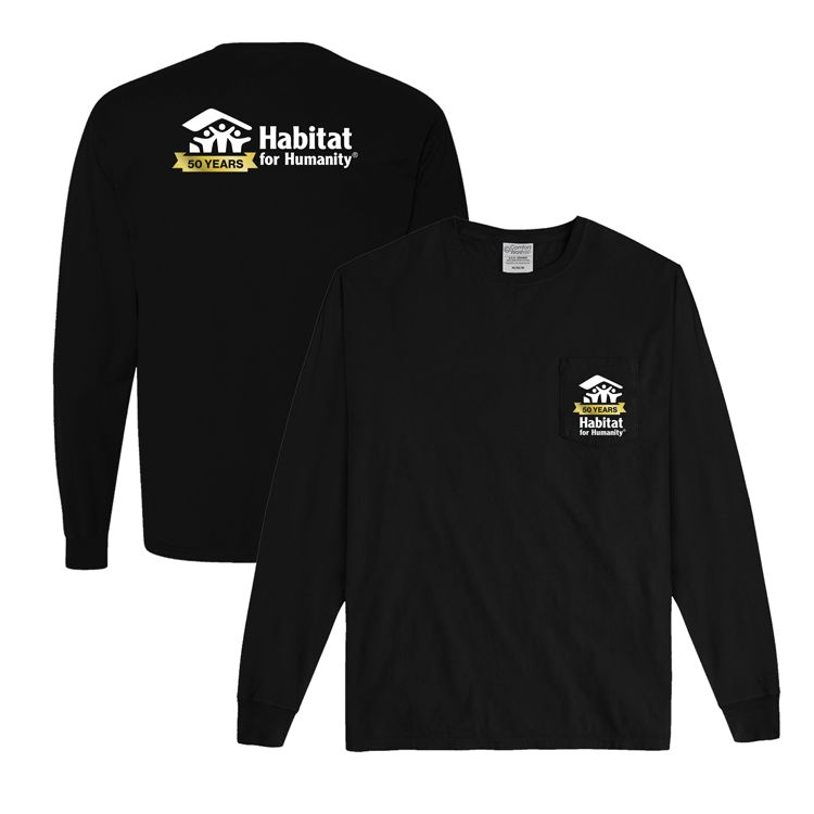 50th Anniversary Long Sleeve Pocket T-Shirt