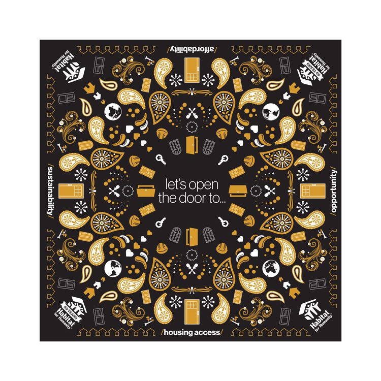 “Let’s Open the Door” Campaign Bandana