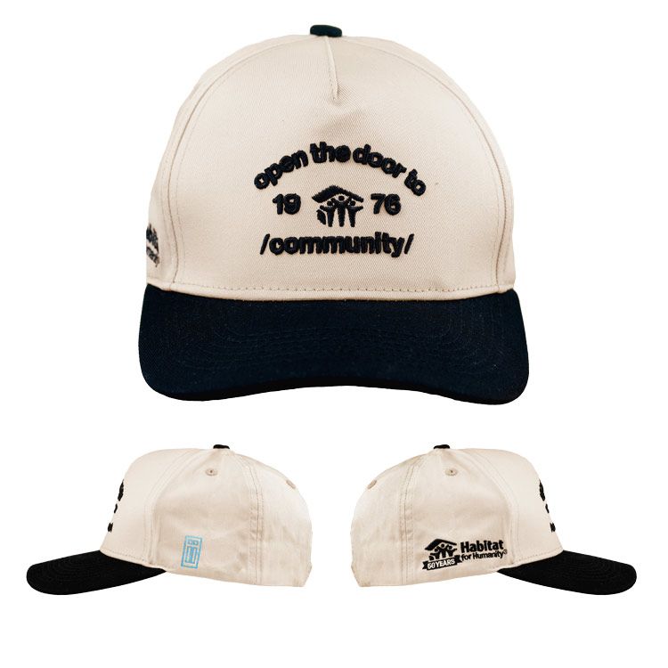 “Let’s Open the Door” Campaign Hat - Black Text