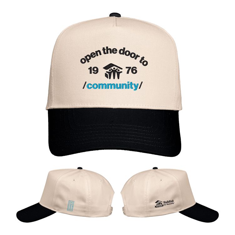 “Let’s Open the Door” Campaign Hat - Blue Text