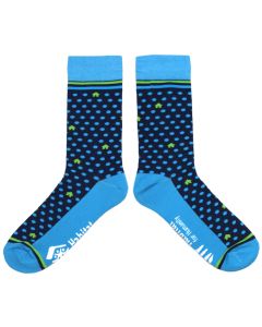 Polka Dot Cotton Crew Socks
